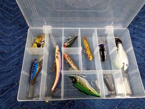 lot 125 image: Outdoor Gear Tackle box of tackle