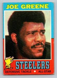 lot 6 image: Joe Greene RC 1971 Topps #245 Vintage Rookie Football Card