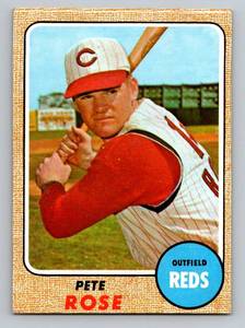 lot 23 image: Pete Rose 1968 Topps #230 Vintage Baseball Card