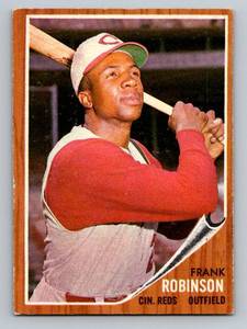 lot 27 image: Frank Robinson 1962 Topps #350 Vintage Baseball Card