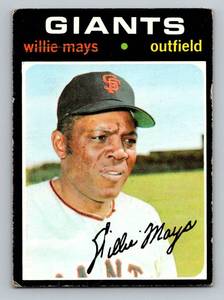 lot 30 image: Willie Mays 1970 Topps #600 Vintage Baseball Card