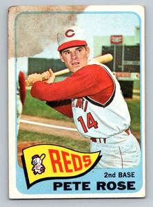 lot 34 image: Pete Rose 1965 Topps #207 Vintage Baseball Card