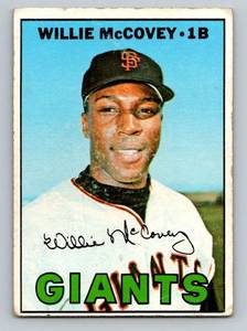 lot 65 image: Willie McCovey 1967 Topps #480 Vintage Baseball Card