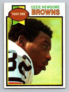 lot 110 image: Ozzie Newsome RC 1979 Topps #308 Vintage Rookie Football Card