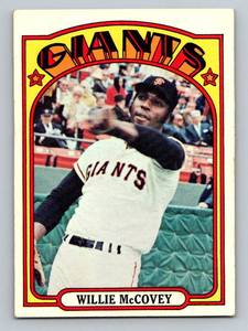 lot 114 image: Willie McCovey 1972 Topps #280 Vintage Baseball Card