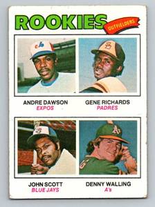lot 50B image: Andre Dawson RC 1977 Topps #473 Rookie Outfielders Vintage Baseball Card