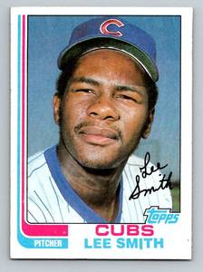 lot 53B image: Lee Smith RC 1982 Topps #452 Rookie Vintage Baseball Card