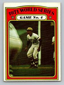 lot 20D image: Roberto Clemente 1972 Topps #226 World Series Game 4 Vintage Baseball Card