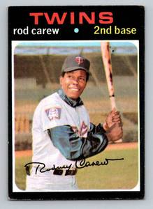 lot 37D image: Rod Carew 1971 Topps #210 Vintage Minnesota Twins Baseball Card