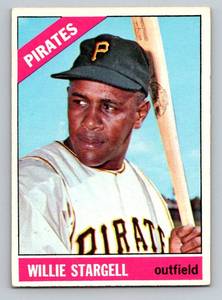 lot 38D image: Willie Stargell 1966 Topps #255 Vintage Baseball Card
