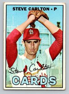 lot 39D image: Steve Carlton 1967 Topps #146 Vintage Baseball Card