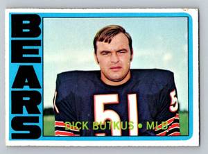 lot 42D image: Dick Butkus 1972 Topps #170 Vintage Football Card