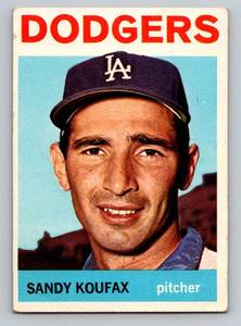 lot 43D image: Sandy Koufax 1964 Topps #200 Vintage Baseball Card