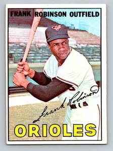 lot 47D image: Frank Robinson 1967 Topps #100 Vintage Baseball Card