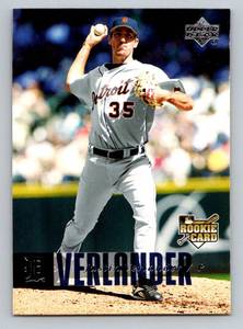 lot 49D image: Justin Verlander RC 2006 Topps #922 Rookie Baseball Card