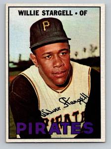 lot 50D image: Willie Stargell 1967 Topps #140 Vintage Baseball Card