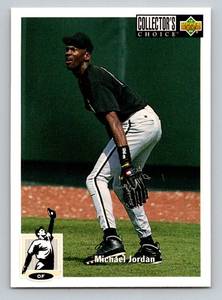 lot 51D image: Michael Jordan Baseball RC 1994 Upper Deck Collectors Choice #23 Rookie Baseball Card