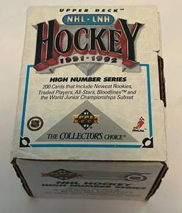 lot 154 image: 1991 Upper Deck Hockey High Number Series Set