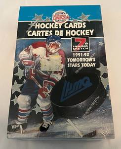lot 159 image: 1991-92 Tomorrows Stars Today WHL Factory Sealed Pack Box