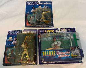 lot 156 image: Mark McGwire and Sammy Sosa Lot of 3 Starting Lineup Figures