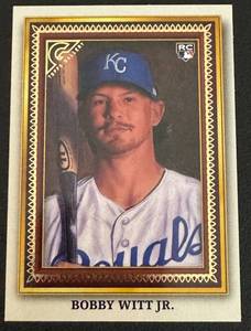 lot 14A image: Bobby Witt Jr. RC 2022 Topps Gallery #PG-19 Rookie Baseball Card