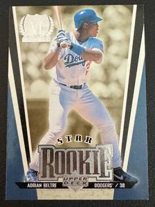 lot 26A image: Adrian Beltre RC 1999 Upper Deck #2 Rookie Baseball Card
