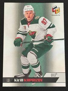 lot 46A image: Kirill Kaprizov RC Foil 2020-21 Upper Deck HG-1 Rookie Minnesota Wild Hockey Card