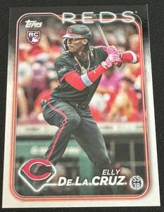 lot 53A image: Elly De La Crux RC 2024 Topps #141 Rookie Baseball Card