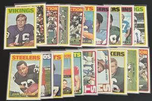 lot 65A image: 1972 Topps Football 10 Card Vintage Lot
