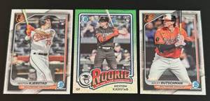 lot 91A image: Adley Rutschman and Heston Kjerstad 3 Card Mojo Lot Baseball Cards