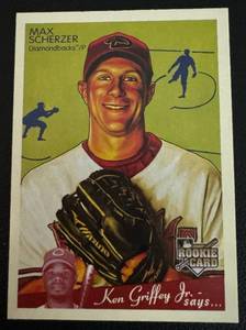 lot 94A image: Max Scherzer RC 2008 Upper Deck Goudey #6 Rookie Baseball Card