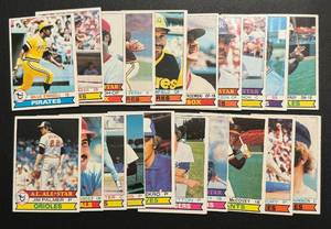 lot 45B image: 1979 Topps Baseball 20 Card Star Lot - Eddie Murray 2nd Year, Robin Yount 2nd Year, Yaz, Jackson, Bench, Winfield, and More