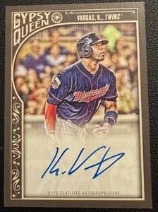 lot 70B image: Kenny Vargas Auto 2015 Gypsy Queen #GQA-KV Signed Minnesota Twins Baseball Card