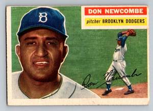 lot 37C image: 1956 Topps Don Newcombe #235 Vintage Baseball Card