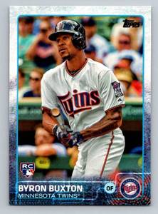 lot 51C image: Byron Buxton RC 2015 Topps Update #US25 Rookie Minnesota Twins Baseball Card