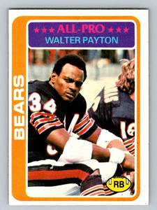 lot 57C image: Walter Payton 1978 Topps #200 Vintage Football Card