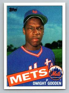 lot 65C image: Dwight Doc Gooden RC 1985 Topps #620 Vintage Rookie Baseball Card