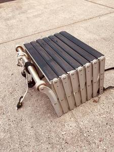 lot 55 image: Folding Aluminum Stowaway Boat Ladder for Ease and Safety