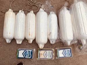 lot 8 image: Stock up for your boat 3 New in Package Dock Lines and 8 Buoys