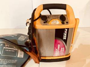 lot 63 image: Jump Start SystemAir Compressor 450 AMP, Jumper Cables