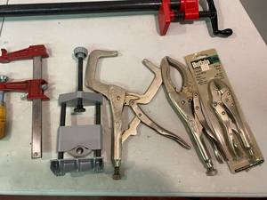 lot 84 image: Miscellaneous Clamps and Tools