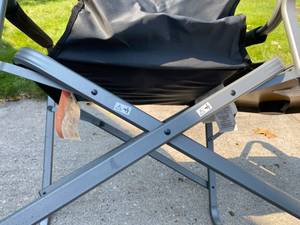 lot 93 image: 2 Coleman Chairs, Aluminum Deck Chairs (NEW)