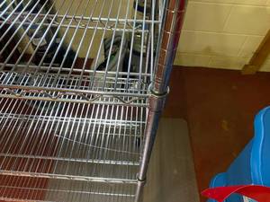 lot 145 image: METRO Chrome Shelving Unit