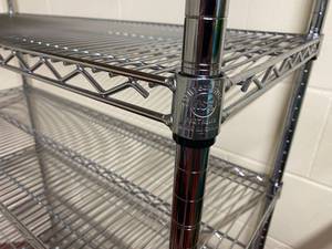 lot 152 image: METRO Chrome Shelving Unit