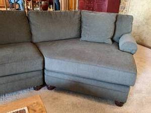 lot 155 image: Upholstered Sectional Sofa