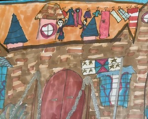 lot 62 image: Whimsical Original Artwork by Diana