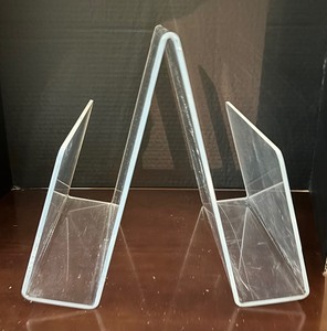 lot 68 image: Lucite Literature Stand and Waste Basket