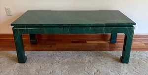 lot 18A image: Post Modern Green Coffee Table