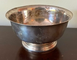 lot 88 image: Two Sterling Silver Bowls and Petite Plate