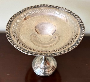 lot 39C image: Sterling Silver Compote Dish